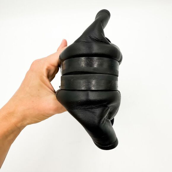 Gucci Horsebit Brixton Loafers Collapsable Heel Black Leather US Men’s 9 - Picture 11 of 14